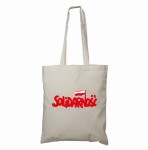Torba bawełniana ECO "Solidarność" z wypukłym zdobieniem typu PUF (3D)