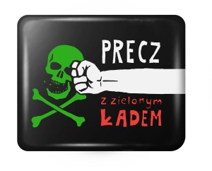 Naklejka "Precz z Zielonym Ładem"